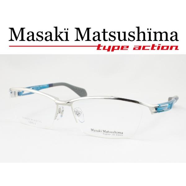 マサキマツシマ タイプアクション メガネフレーム MFS-123-1 度付き対応 近視 遠視 老眼 ...