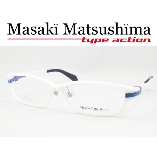 マサキマツシマ タイプアクション メガネフレーム MFS-125-2 度付き対応 近視 遠視 老眼 ...
