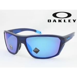 OAKLEY オークリー OO9416-0464 SPLIT SHOT スプリットショット 偏光スポーツサングラス MATTE TRANSLUCENT BLUE 日本人でも掛けられるビッグノーズパッド付！｜meganezamurai