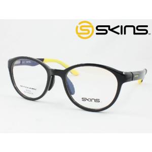 SKINS スキンズ メガネ 薄型非球面レンズセット SK-304-1 度付き対応 近視 遠視 老眼 遠近両用 メンズ レディース スポーツメガネ クラシカル ボストン｜meganezamurai