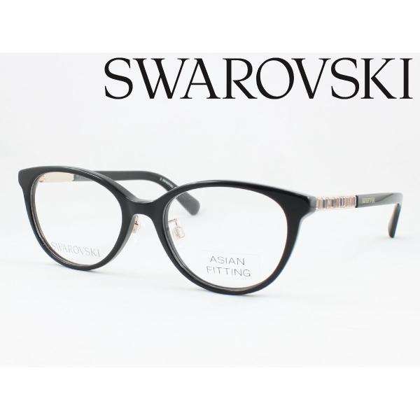 SWAROVSKI スワロフスキー メガネフレーム 薄型非球面レンズセット SK5487D-001 ...