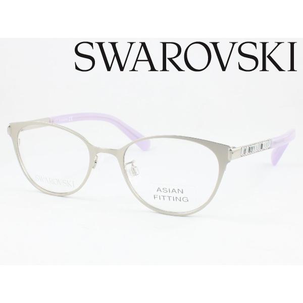 SWAROVSKI メガネフレーム 薄型非球面レンズセット SK5489D-017 フルリム 度付き...