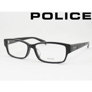 POLICE ポリス メガネフレーム VPL238J-01KL 度付き対応 近視 遠視 老眼鏡 遠近両用 日本正規品 細身 セルフレーム 細め 細目｜meganezamurai