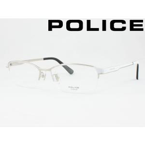 POLICE ポリス メガネフレーム VPLC97J-0579 度付き対応 近視 遠視 老眼鏡 遠近両用 日本正規品 細身 チタン ナイロール 細め 細目