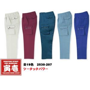 寅壱　2530　207　寅壱　ツータックパワー　カーゴパンツ