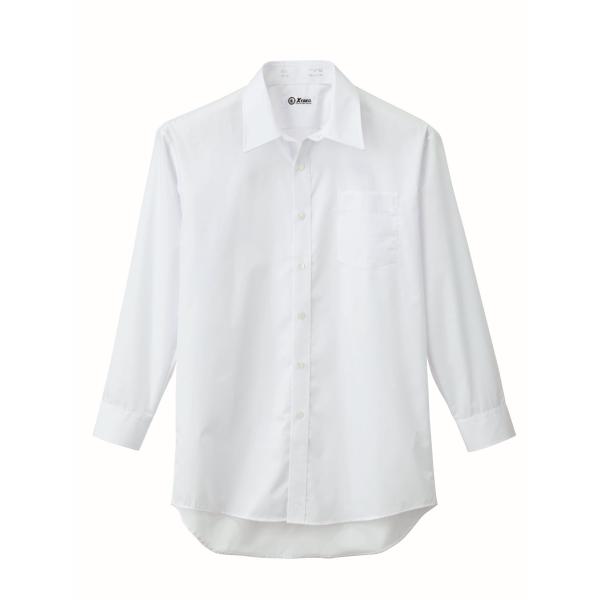 XEBEC15232 ジーベック スーツ 長袖形態安定ドレスシャツ 104〜138cm