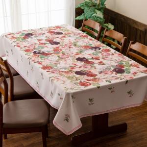 テーブルクロス おしゃれ 撥水 布 白 6人掛け 約145×230cm