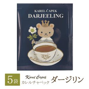 カレルチャペック 個包装 5袋 紅 茶 ギフト デザートティー かわいい ティーバッグ ダージリン 旬茶 大人気｜meggie