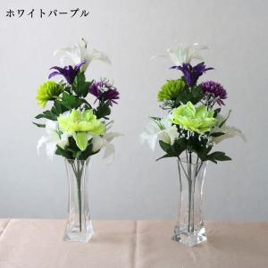 仏花 お墓用 洋風 1対 おしゃれ アレンジメ...の詳細画像5