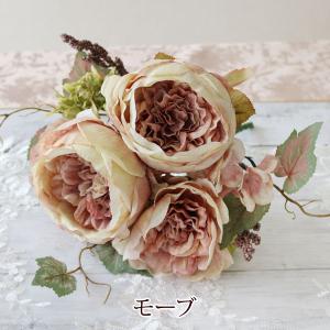 造花 インテリア ブーケ 結婚式 オシャレ 薔...の詳細画像1