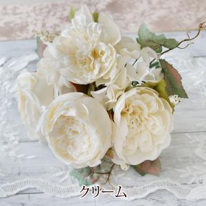 造花 インテリア ブーケ 結婚式 オシャレ 薔...の詳細画像2