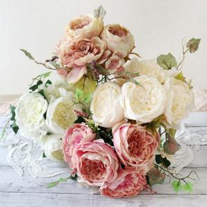 造花 インテリア ブーケ 結婚式 オシャレ 薔...の詳細画像5