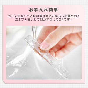 爪やすり 爪磨き ガラス製 ケース付き ネイル...の詳細画像4