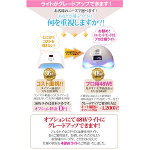 ジェルネイル キット新型36Wライト 激盛29...の詳細画像4