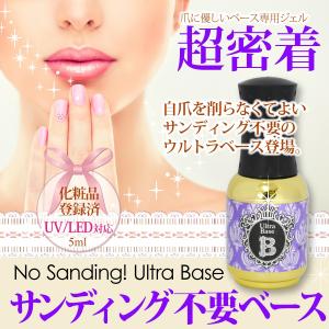 サンディング不要　剥がれにくい4週間リフト知らず驚異の密着力！　クリアジェル　アセトンでオフ！