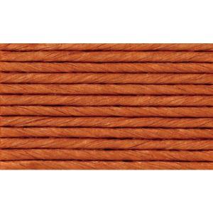 エコクラフトテープ テラコッタ　199m巻 15mm 12芯  2020g  国産　高品質　めぐみ手芸ブランド