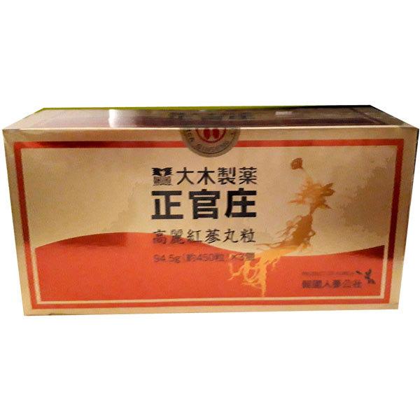 正官庄 高麗紅蔘丸粒 約450粒(94.5g)×3個  大木製薬 ※他商品 同梱不可※出荷まで約１週...