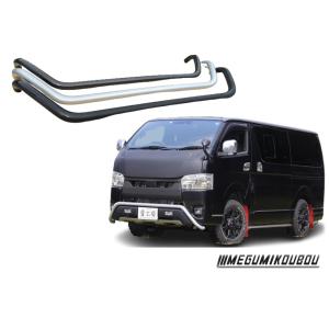 中古傷あり　ハイエース4型　TRDスポイラー LED付　フロント　バンパーガード 中古傷あり ハイエース4型 TRDスポイラー LED付 フロント