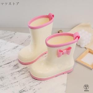 セール|長靴 キッズ 雨靴 サイドリボン レイ...の詳細画像2