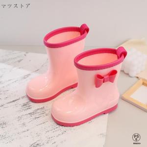 セール|長靴 キッズ 雨靴 サイドリボン レイ...の詳細画像3