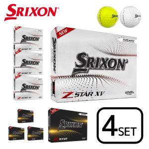 4ダースセット スリクソン SRIXON Z-Star Ball / Z-Star XV Ball Z スター Z スターXV ゴルフボール 4箱セット（12個入りｘ4）USA直輸入品｜megurie2