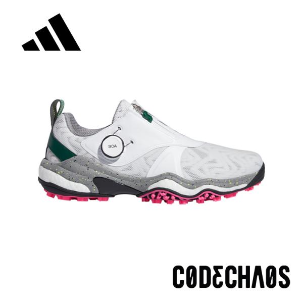 日本正規品 アディダス スパイクレス ゴルフシューズ コードカオス 25 ボア NKZ93(IG87...