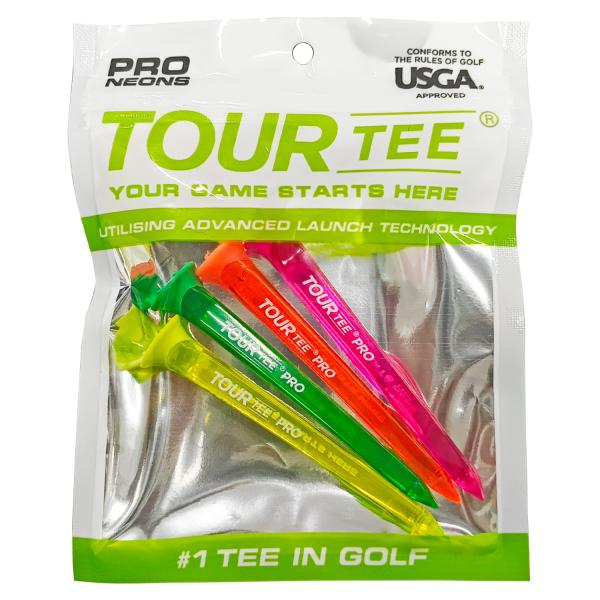 TOUR TEE PRO NEONS ツアーティー プロ ネオン 80mm 4本入り T-489 U...