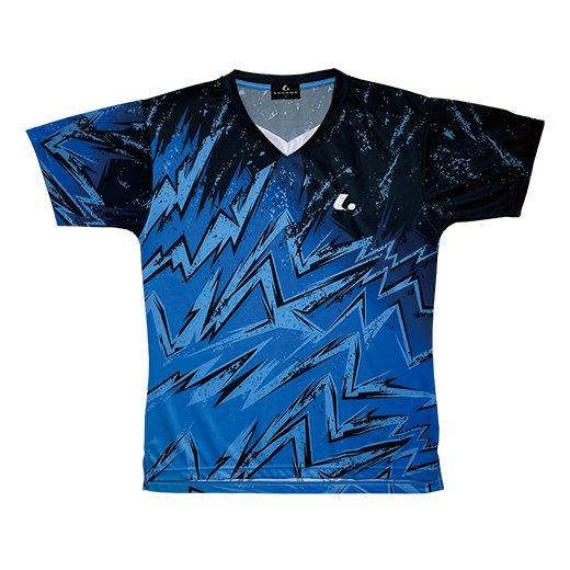 ルーセント テニス Uni ゲームシャツ XLH3447 ブルー ユニ 男女兼用 LUCENT