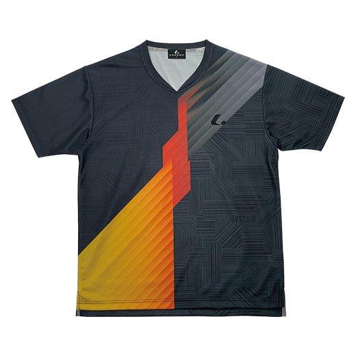 ルーセント テニス Uni ゲームシャツ XLH3529 ブラック ユニ 男女兼用 LUCENT