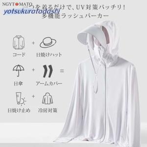 ラッシュガード パーカー 接触冷感素材 -5℃...の詳細画像2
