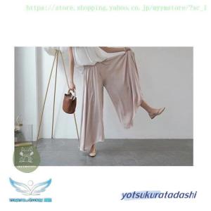 ワイドパンツ ガウチョパンツ スカーチョ スカ...の詳細画像5