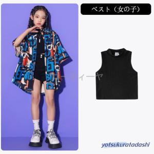 演出服 夏 半袖 字母柄 HIPHOP ストリ...の詳細画像4