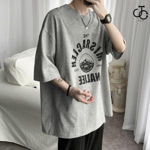 tシャツ メンズ ビッグシルエット ビッグプリ...の詳細画像3
