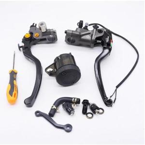 ラジアルブレーキマスターとクラッチマスターセット19mm 19mm ラジアルポンプ マスターシリンダー ブレーキマスター 兼用