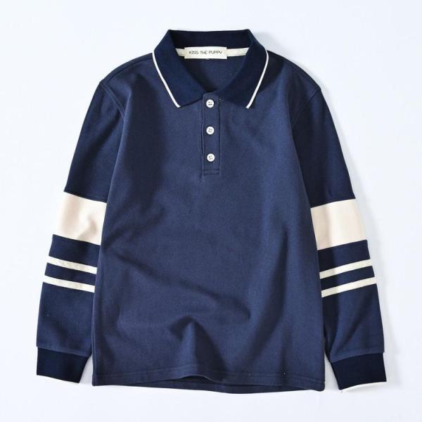 キッズ　ポロシャツ　poloシャツ　子供Tシャツ　女の子 男の子春夏　長袖　シャツ　ス　インナー　カ...