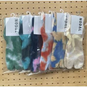 NODAL　Tie Dye Ankle Socks　ノーダル　日本製タイダイ足袋アンクルソックス