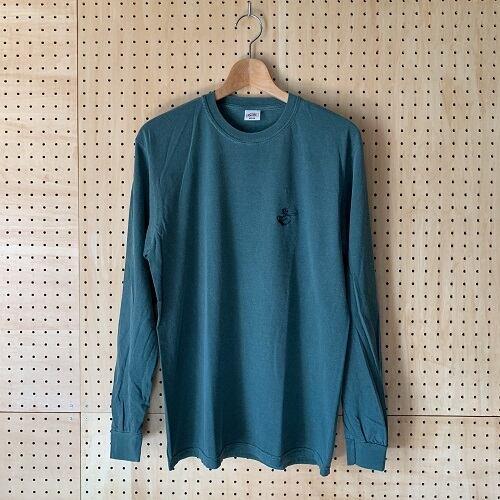 RWCHE　ONE DUDE L/S　ローチ　DUDEワンポイント刺繍　ロンT　ブルースプルース /...