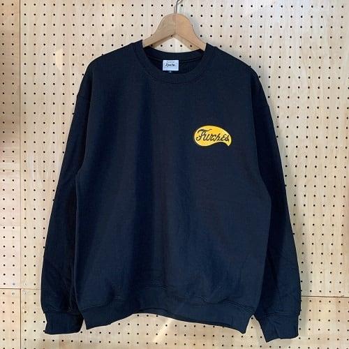 RWCHE　TEAM SWEAT　クルースウェット　アッシュ / ブラック