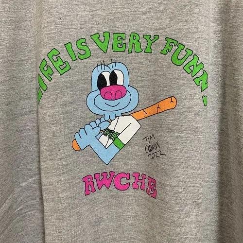RWCHE　TIM DUDE TEE　ローチ　キャンプTシャツ　ホワイト / グレー 　Tim Co...