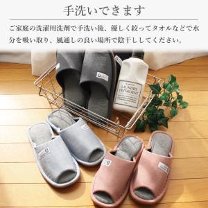 スリッパ 洗える 来客用 抗菌 防臭 竹炭 ゲ...の詳細画像4