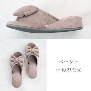 スリッパ 4cm リボン ヒール パンタロン ...の詳細画像5