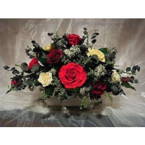 即日発送 オーバルアレンジ バラづくし プリザーブドフラワー プリザーブドフラワー