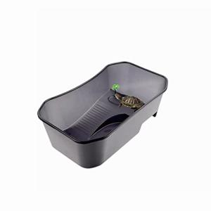 亀 水槽 大きい W60×D36×H20cm カメ 一体型 水槽 プラスチック