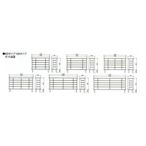 下駄箱 カウンター 杉柾目240DX 寸法 W...の詳細画像1