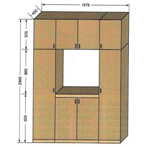 CM-1672　Jセット(完成品)W1672XH2360XD410(鏡なし) / 玄関収納　下駄箱 シューズボックス シューズラック