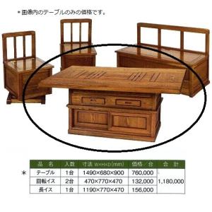 ニレ欅 火鉢 5尺1500x390x900 ＊1台価格 : めいぼくや webshop