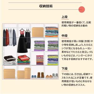 クローゼット ワードローブ 収納 おしゃれ ハ...の詳細画像5