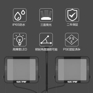 LED投光器 作業灯 ledワークライト 12...の詳細画像1