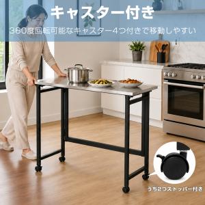 ステンレス作業台 ステンレス作業テーブル 80...の詳細画像3