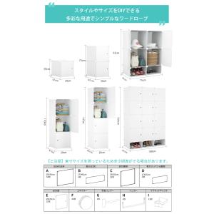 ワードローブ クローゼット 収納 おしゃれ ハ...の詳細画像1